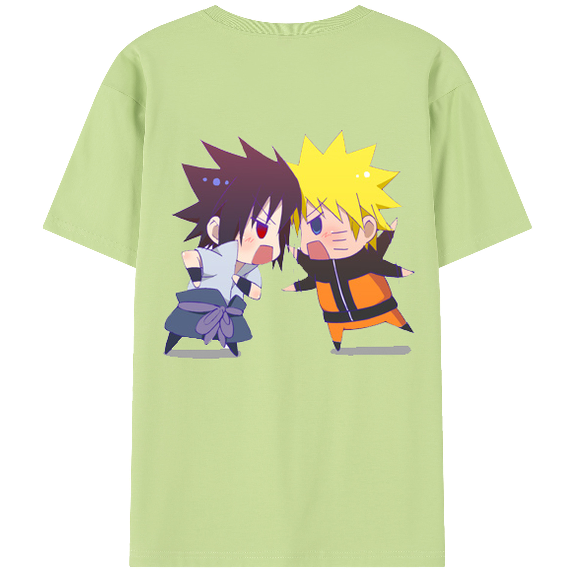 （画像用） NARUTO -ナルト- うずまき ナルト Uzumaki Naruto 綿100％半袖Tシャツ（背面プリント）